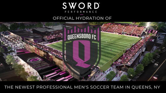 Hydration Partnership with Sword Performance to Give Queensboro Football Club the Edge.