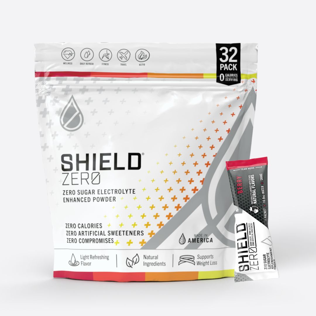 SHIELD®Zero 32ct Sugar Free Electrolyte Enhanced Powder Singles