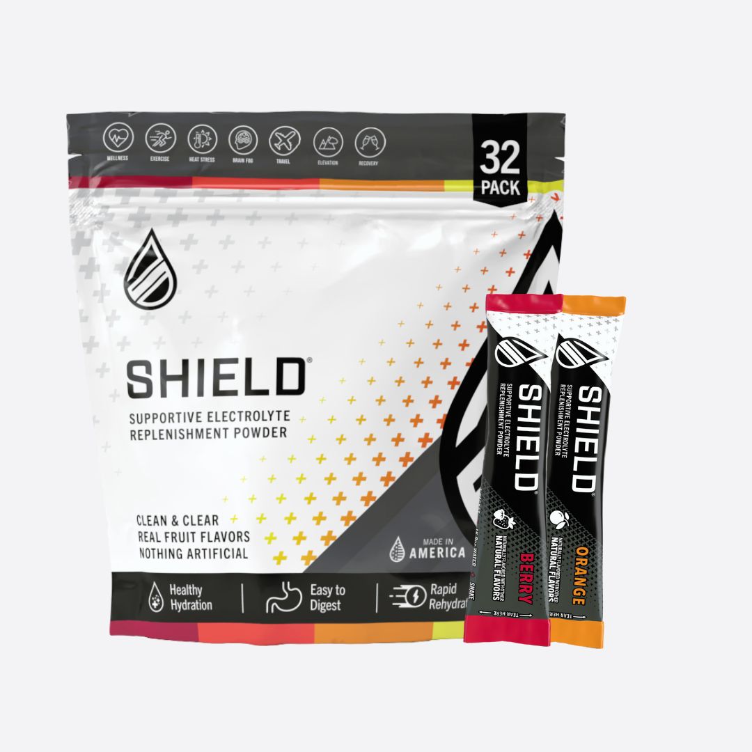 SHIELD® 32ct Electrolyte Hydration Powder Singles